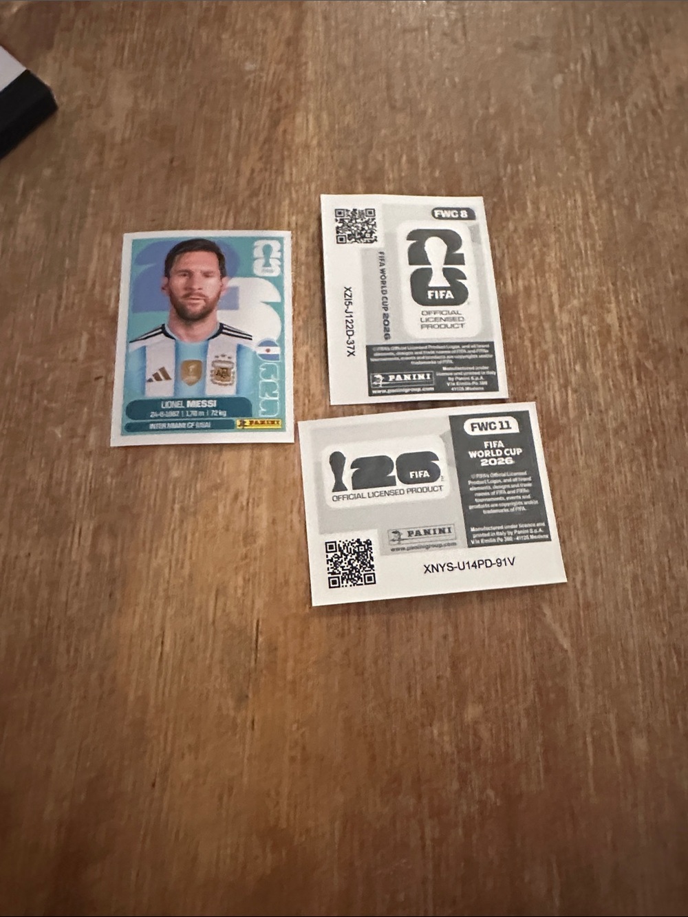 Messi FIFA sticker